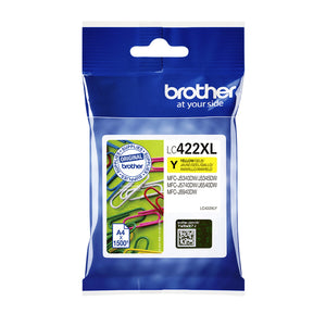 Brother - Ink cartridge LC-422XLY yellow | 5 pieces