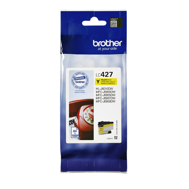 Brother - inktcartridge, 1.500 pagina's, OEM LC-427Y, geel