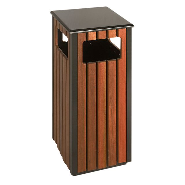 Vepa Bins -  Afvalbak voor buiten 36l zwart/houtlook