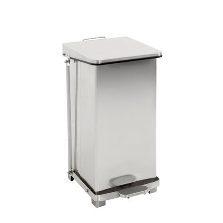 Vepa Bins - Industrial pedal bin 45 liters matt stainless steel
