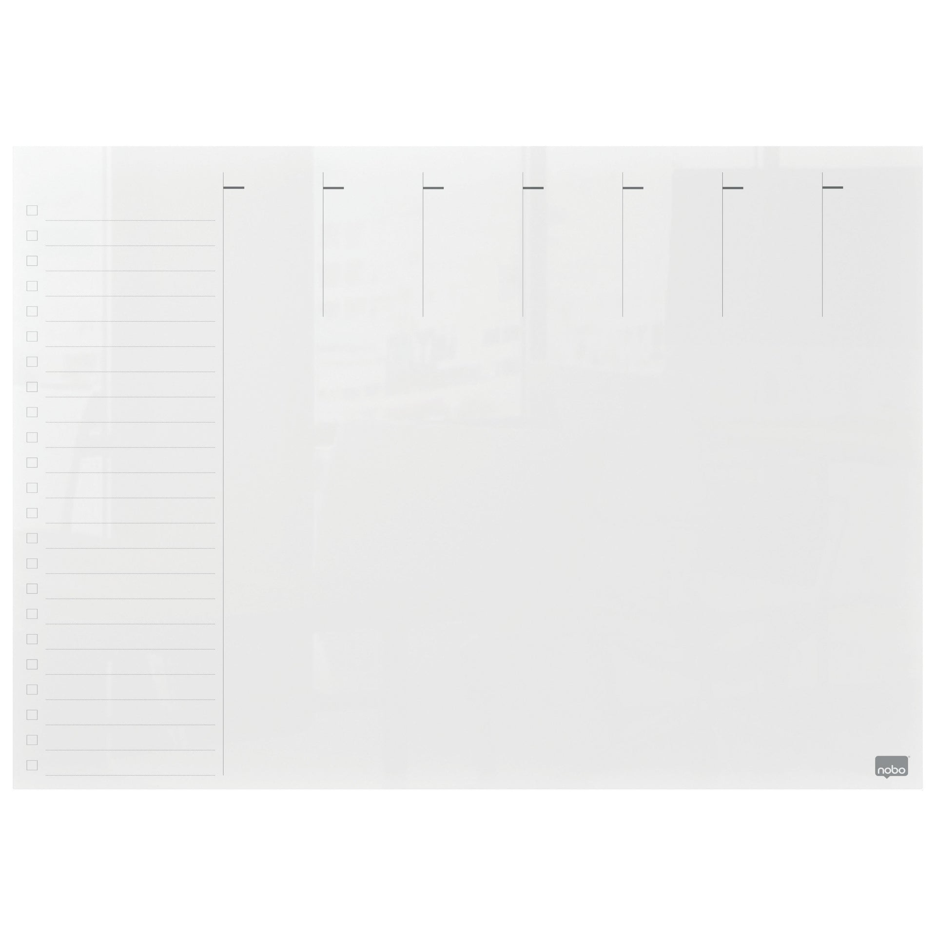 Nobo - Weekly planner transparent acrylic A4