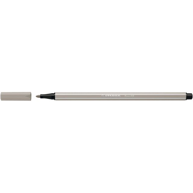 Stabilo - Filz -Tip -Stift 68/93 M warm grau