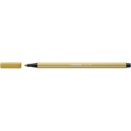 Stabilo -  Viltstift pen 68/66 m khaki | 10 stuks