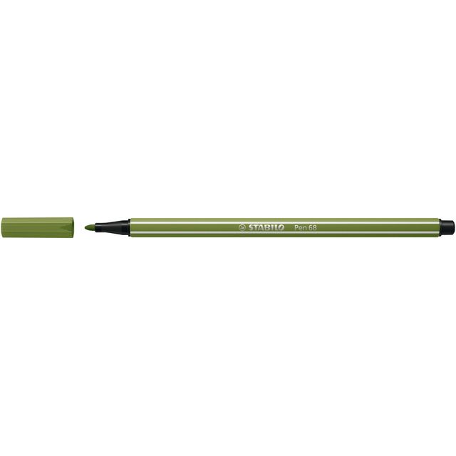 Stabilo - Pennarello Penna 68/35 medio verde muschio | 10 pezzi