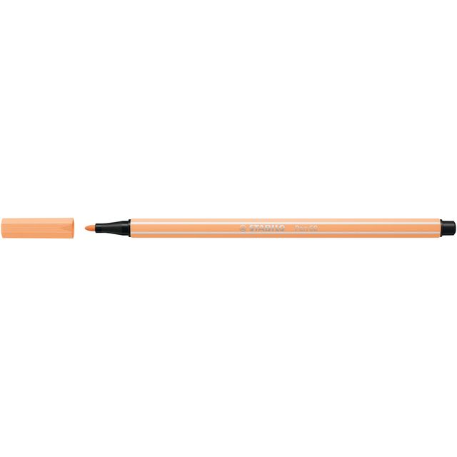 Stabilo -  Viltstift pen 68/25 m pastel oranje | 10 stuks
