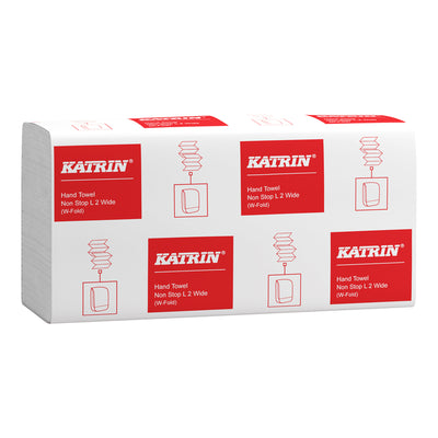 Katrin -  Handdoek  2laags 240x320mm 25x120 vel wit