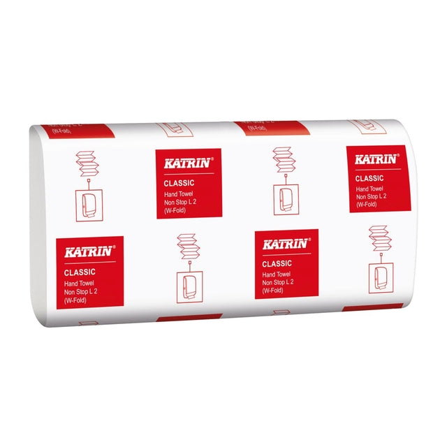 Katrin - Towel w-fold 2-layer 203x320mm 25x120 sheets white 61594