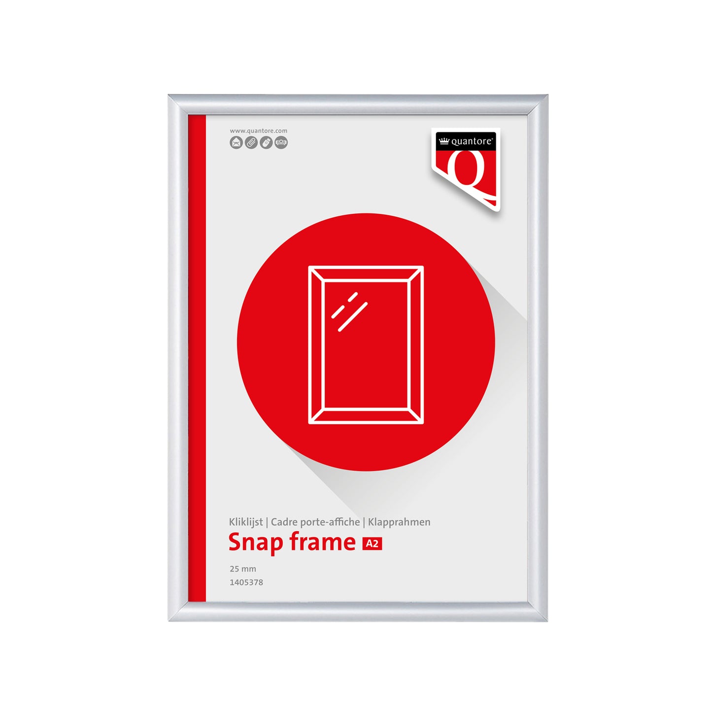Quantore - Cadre clic premium A2 25mm