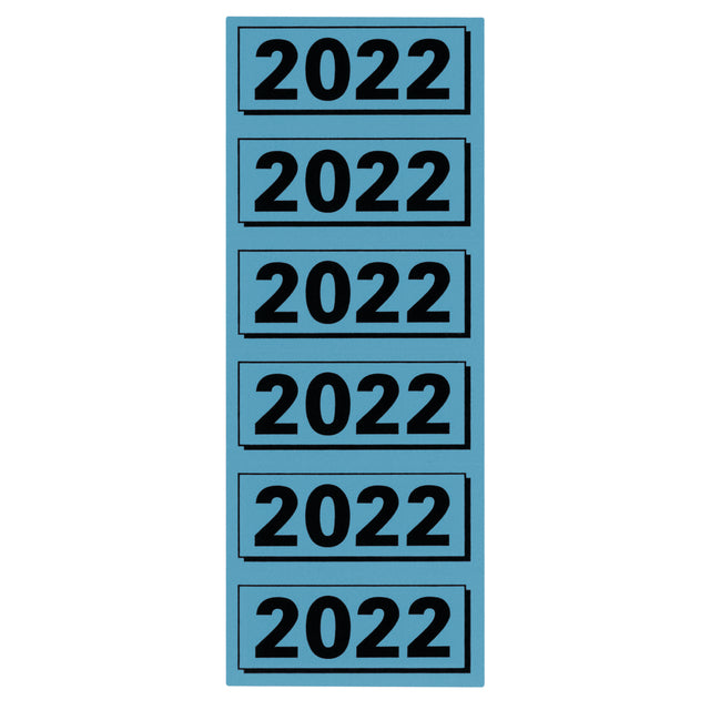 Elba -  Rugetiket  2022 57x25mm blauw