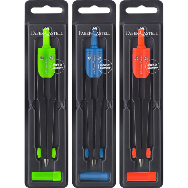 Faber Castell - Brújula de ajuste rápido Faber-Castell colores surtidos