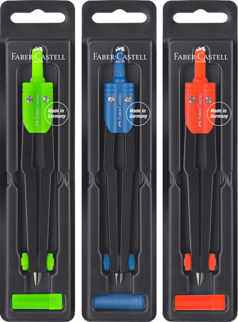 Faber Castell - Fast -relief Passer Faber -Cassell Assorti colored | 1 pièce | 5 pièces