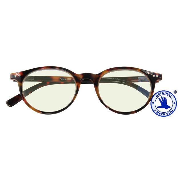 Quantore - Lunettes d'ordinateur J'ai besoin de vous + 1,00dpt Bluebreaker Brown