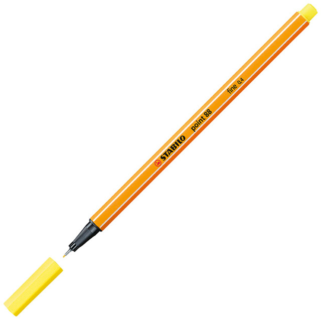 Stabilo - Fineliner point 88/24 f citroengeel