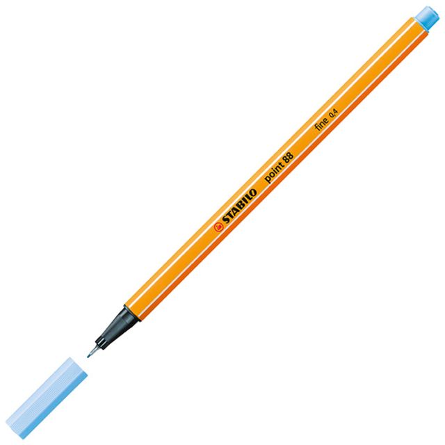 STABILO - Fineliner point 88/11 fine ice blue | 10 pieces
