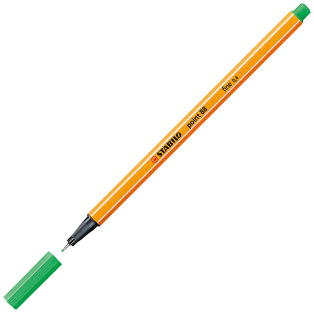 Stabilo - Fineliner Point 88/16 F Light SmaragdGreen | 1 pièce