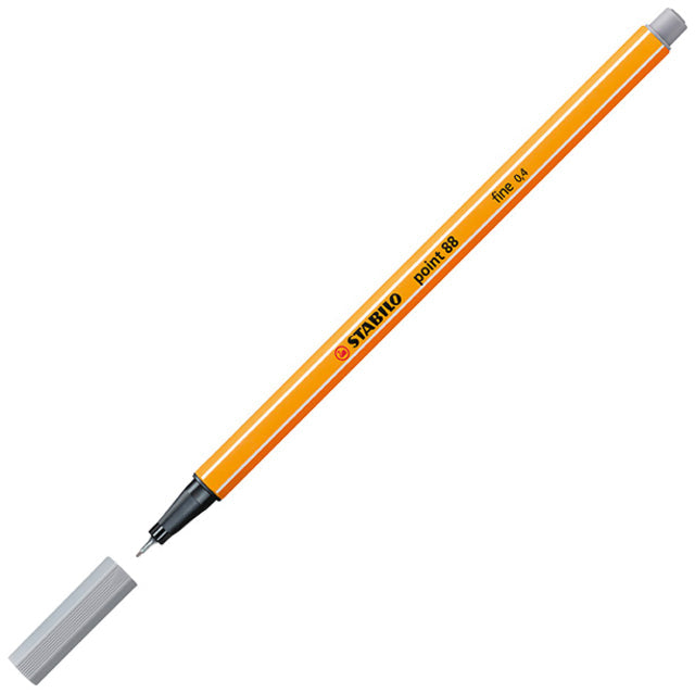 Stabilo - Fineliner Point 88/95 F Middelkold Grey