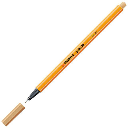 STABILO - Fineliner pointe 88/88 ocre clair fin | 10 pièces
