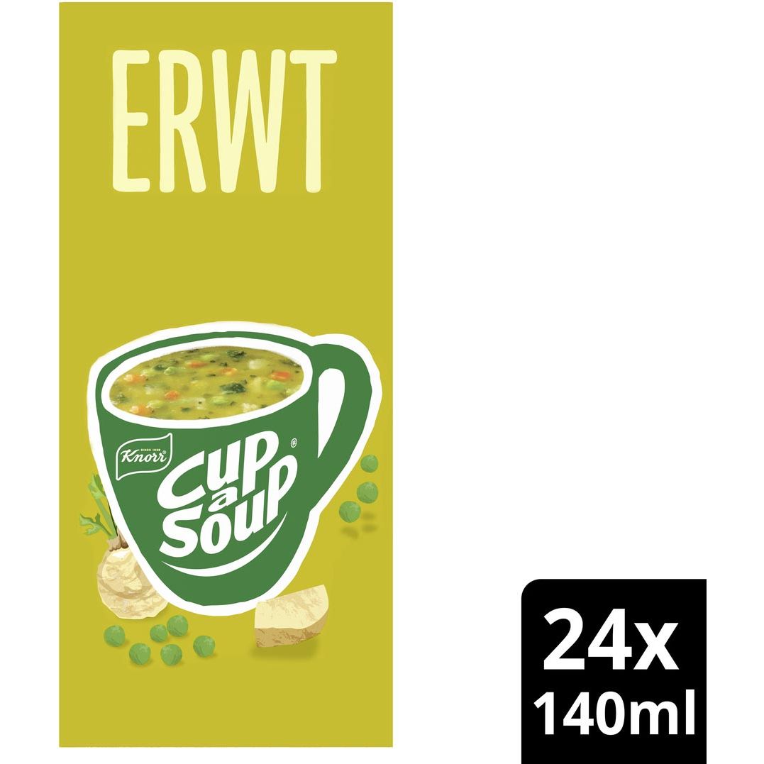 Cup A Soup -  Cup-a-Soup erwt, pak van 24 zakjes