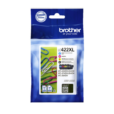 Brother -  Inktcartridge  lc-422xlval zwart 3 kleuren