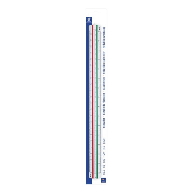 Staedtler - Règle graduée 561 Division 300mm Construction DIN | 6 pièces