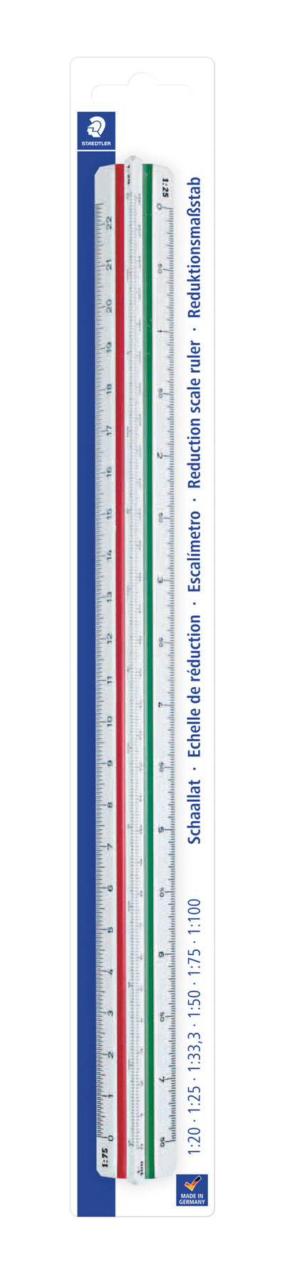 Staedtler - Règle graduée 561 300mm division formation | 6 pièces