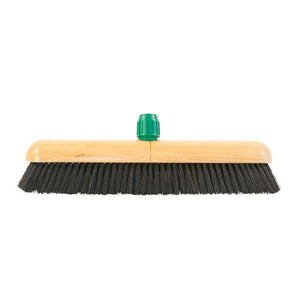 Cleaninq - Bodenbesen mit Mischhaar und Stielhalter 40 cm | 6 Stück