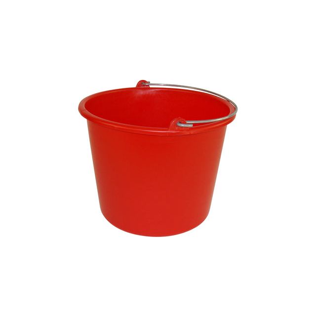 CleanInq - Bucket 12 litres rouge | 1 pièce