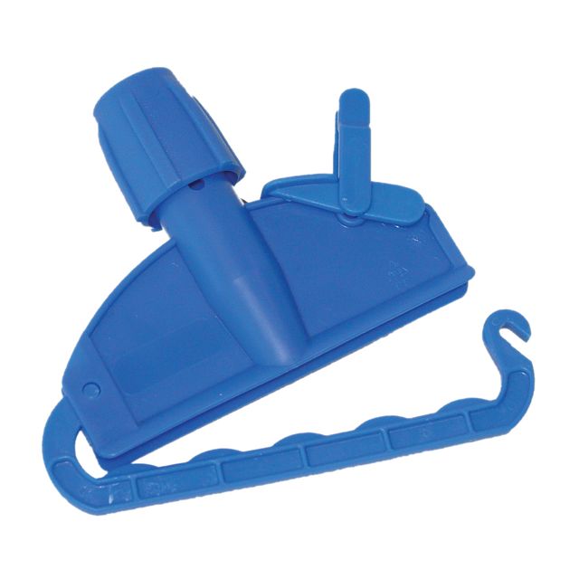 Cleaninq - Morsetto per mocio in plastica blu