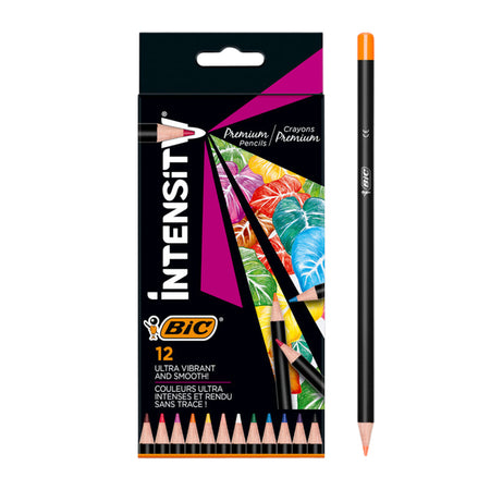 Bic - Matita colorata intensità premium assortita | 12 pezzi