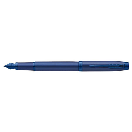 Parker - Penna stilografica IM Monocromatica blu media