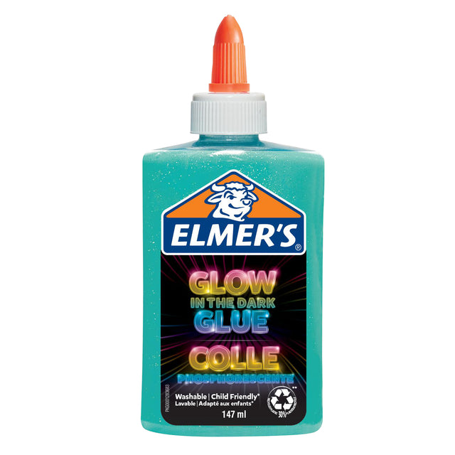 Elmer's - Kinderkleber Elmers 147 ml Glühen im dunkelblauen | Flaschen Sie einen 147 Milliliter ab