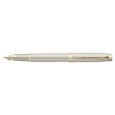 Parker - Penna stilografica IM Monocromatica champagne media
