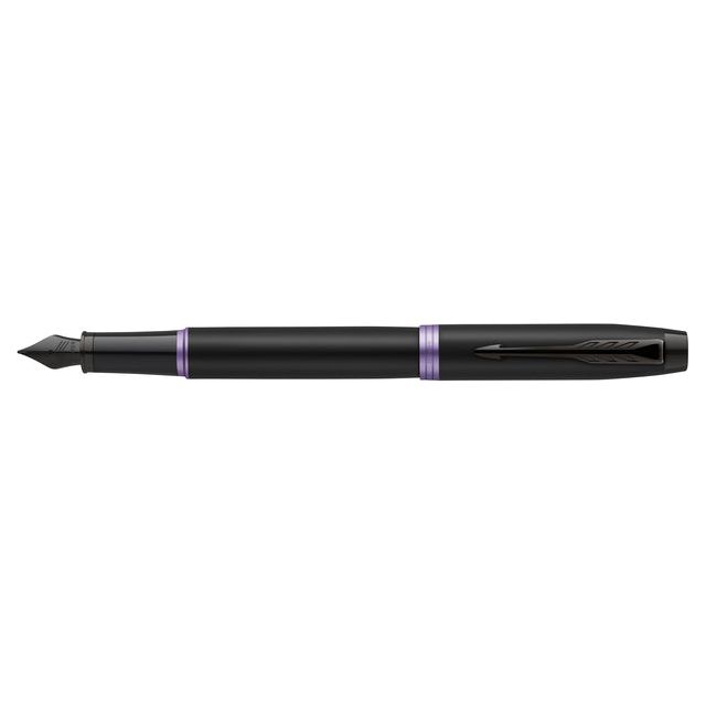 Parker - Fountain Pen Parker Im Purple Ring M Black | 1 pièce