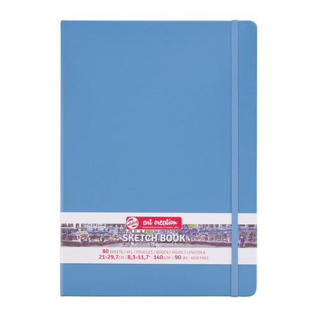 Talens Art Creation - Skizzenbuch Art Creation 80 weiße Blätter 140gr 210x300mm blau