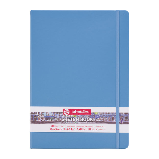 Talens Art Creation - Skizzenbuch Art Creation 80 weiße Blätter 140gr 210x300mm blau