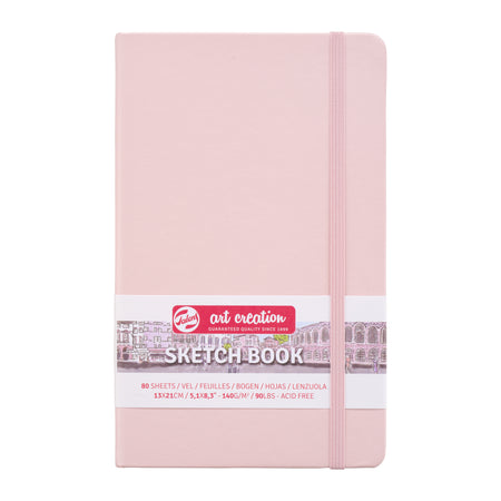 Talens Art Creation - Skizzenbuch Art Creation 80 weiße Blätter 140gr 130x210mm rosa