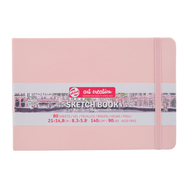 Talens Art Creation - Cuaderno de bocetos Art Creation 80 hojas blancas 140gr 210x150mm rosa