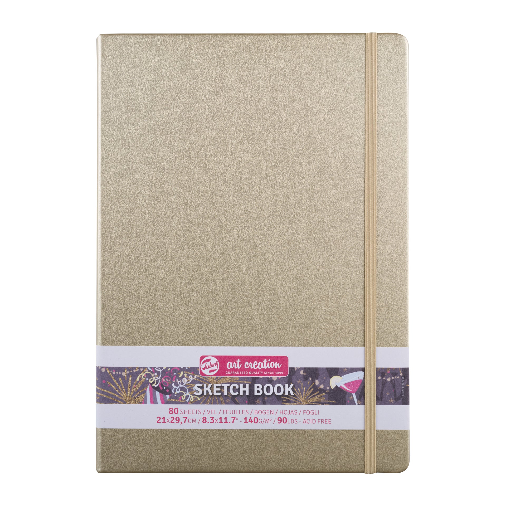 Talens Art Creation -  Schetsboek art creation 210x300mm witgoud
