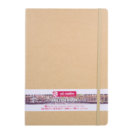Talens Art Creation - Skizzenbuch Art Creation 80 weiße Blätter 140gr 210x300mm Kraft | 5 Stück