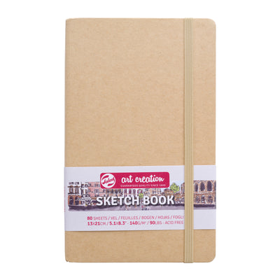 Talens Art Creation -  Schetsboek art creation 130x210mm kraft | 5 stuks