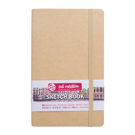 Talens Art Creation - Sketchbook Art Creation 80 white sheets 140gr 130x210mm kraft | 5 pieces