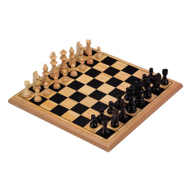 Longfield Games - Gioco degli scacchi in legno 30x30cm