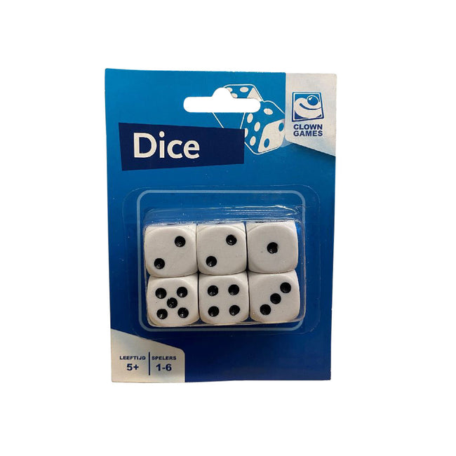 Clown - Dice Games blister of 6 pieces
