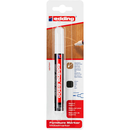 Edding - Felt-tip pen 8900 furniture round 1.5-2mm black blister of 1 piece | 5 pieces