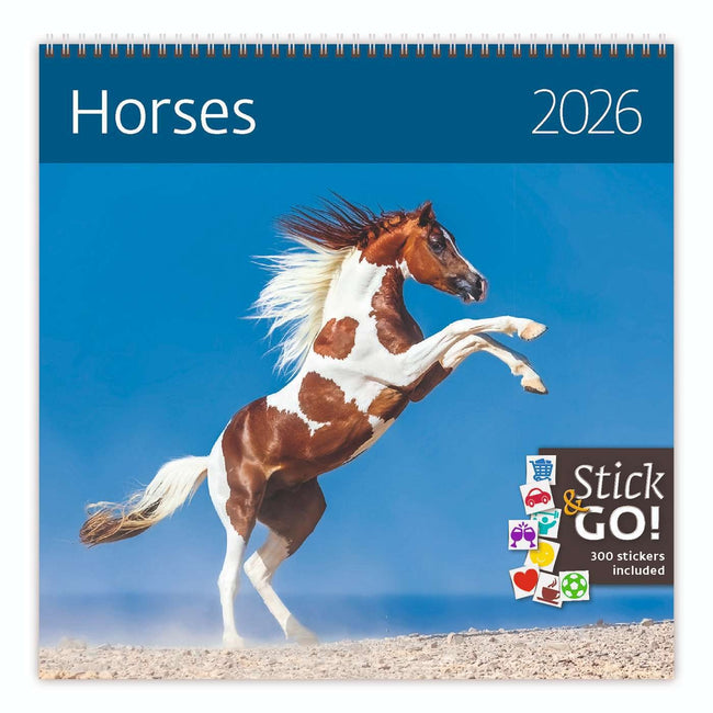 Helma 365 -  Kalender 2027 30x30cm paarden