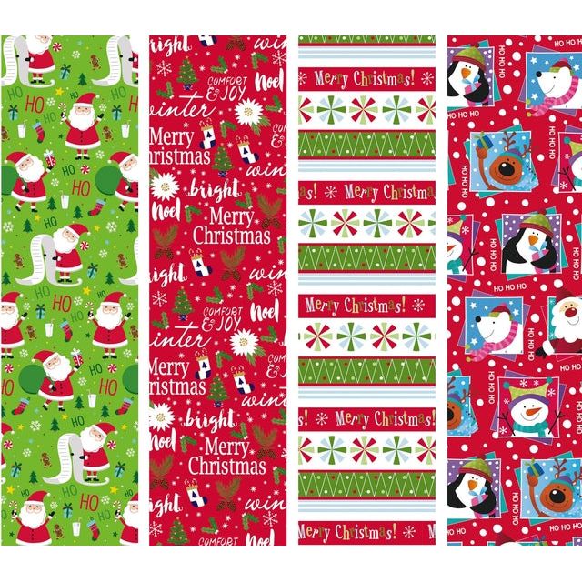 Groupe de design - Papier d'emballage Noël 300x100cm Assorti