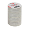 Quantore -  Plakband 19mmx25m transparant | 12 stuks