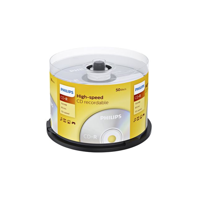 Philips -  CD-R 80Min 700MB 52x SP 50 stuks
