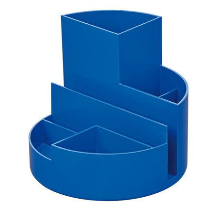 Maul -  Pennenkoker  roundbox recycled 6 vaks blauw