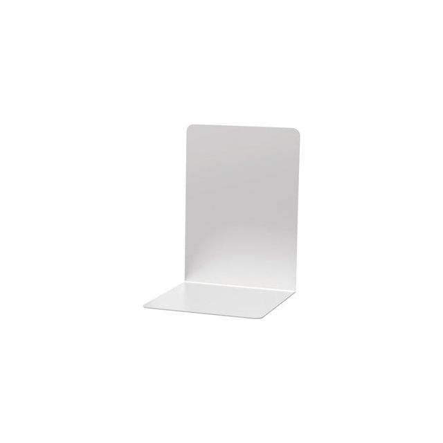 MAUL - Boekensteun aluminium 16x15x21cm set 2 zilver